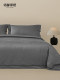 Mingdu Four-Piece Bedding Set, 100-Count Double-Strand High-End Light Luxury All-Cotton Jacquard Bed Sheet, Duvet Cover, Bedding - Flowing Waters