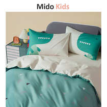 (broken code -160) 100 Xinjiang long suede cotton all-cotton children Three sets of four sets-small dinosaur