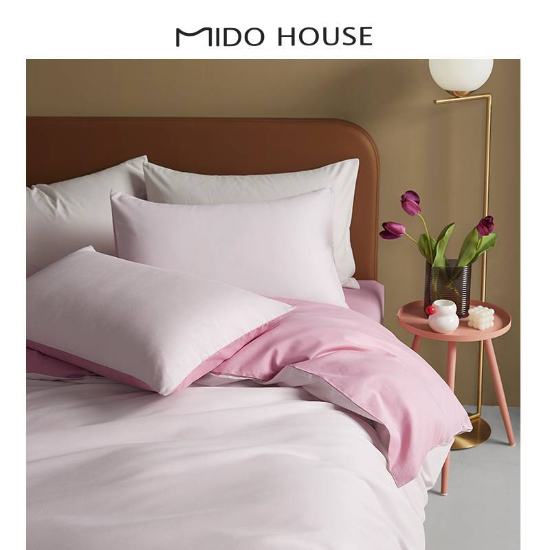 (break code -100) MIDO HOUSE inscription all 60 cotton heather four-piece bed set