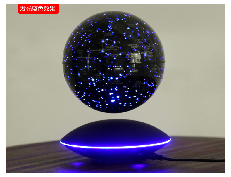 Tianyu 6 inch chòm sao treo từ tính globe đồ trang trí xoay ánh sáng 8 inch sáng tạo thủ công mỹ nghệ món quà sinh nhật trai