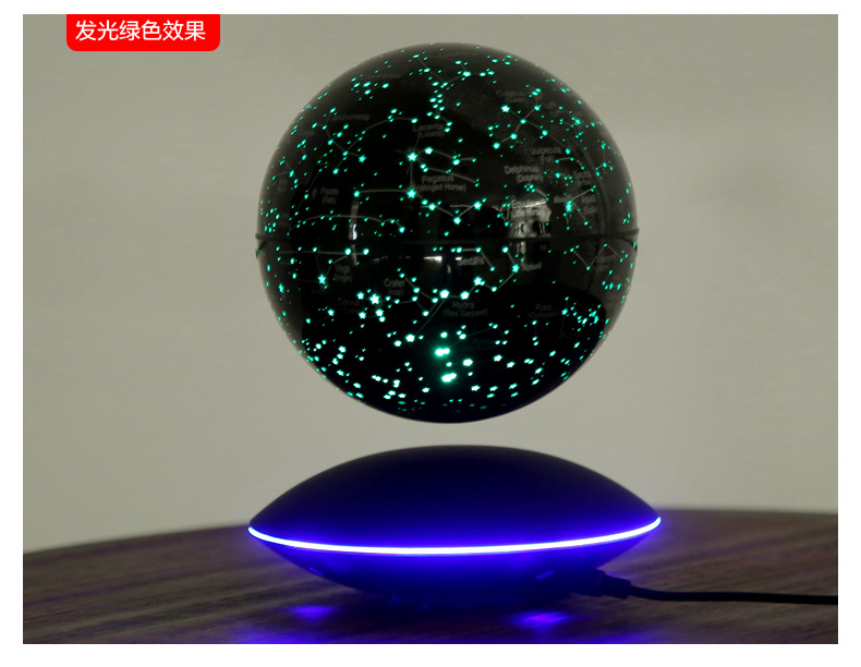 Tianyu 6 inch chòm sao treo từ tính globe đồ trang trí xoay ánh sáng 8 inch sáng tạo thủ công mỹ nghệ món quà sinh nhật trai