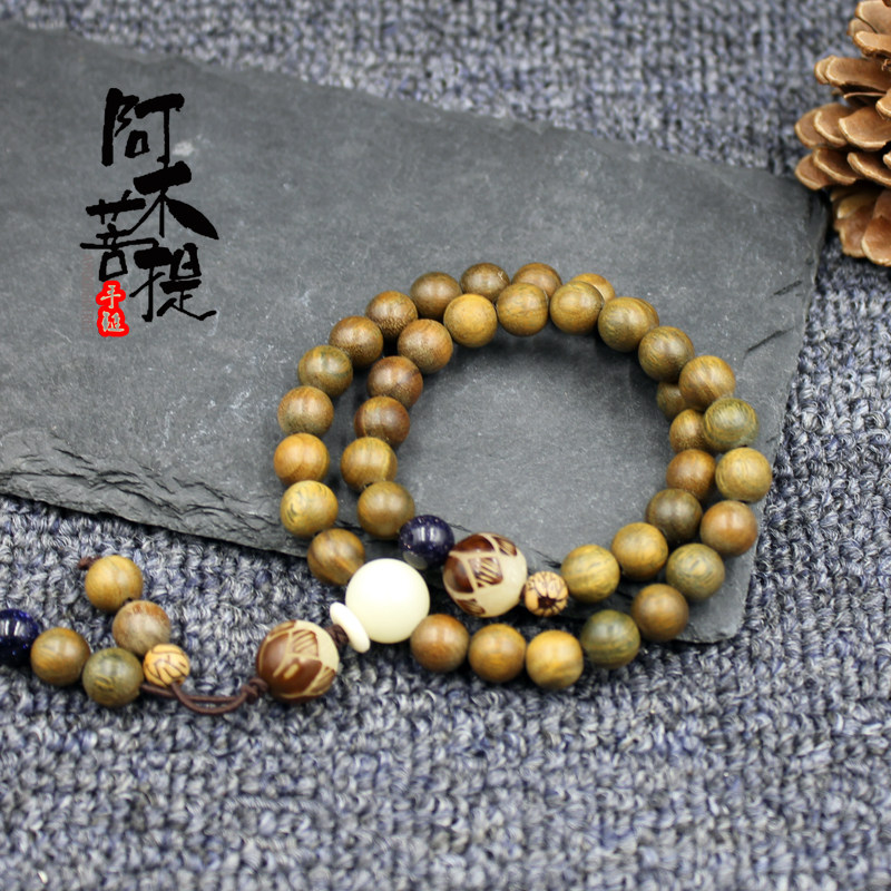 Authentic Argentinian green sandalwood string Guys Bodhi Lotus sandalwood Valentine's Valentine's Day gift to boyfriend husband-Taobao