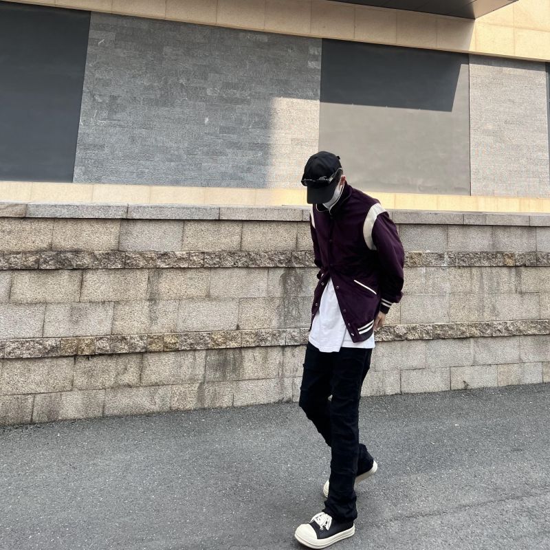 American Fried Street Hair Side Vandalism Design Jeans Men's Tide Card Retro High Street Black Microhorn Casual Pants 