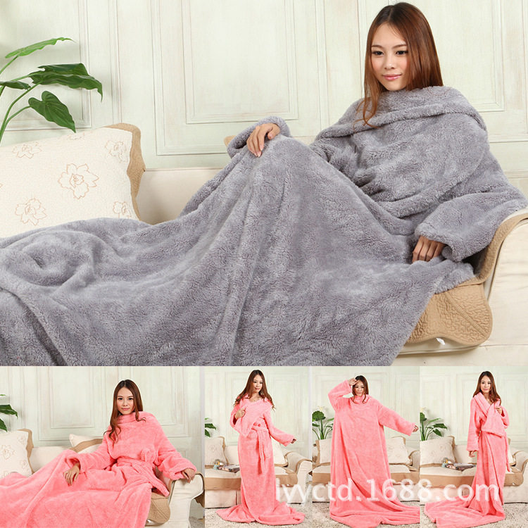 Flannel Air Conditioning Blanket Multifunction TV Blanket Warm Home Comfort Men And Women Lovers Shucotton Flannel Blanket-Taobao