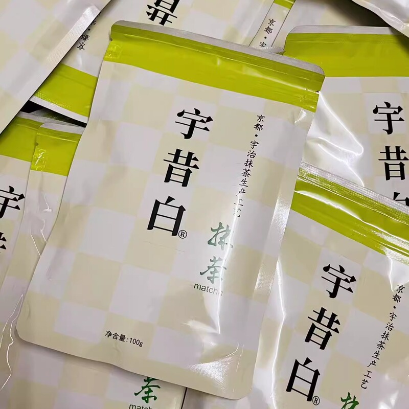 In Stock  Uji Matcha Production Process Uji White Matcha Powder Roasted Tea Powder 100g Baking and Cooking Domestic Product