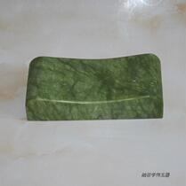  Supply jade pillow Jade solid hard pillow Cervical spine pillow Bath sweat steaming room lounge pillow solid heat removal and cooling