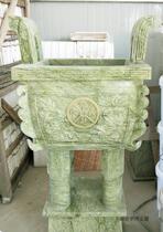 Natural jade ding ornaments Incense burner Town house lucky home living room large ornaments Business gifts