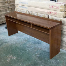 Bar conference table Training room unit training table Paint bar double desk Three-person modern simple lecture table