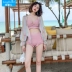Áo tắm sexy nữ thần tiên hâm mộ 2020 bộ ba mảnh xẻ mới Nội y Hàn Quốc mỏng manh che bụng học sinh bảo thủ - Bộ đồ bơi hai mảnh
