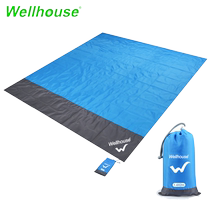 Outdoor portable moisture-proof mat camping beach mat picnic mat travel waterproof folding lawn outing mat