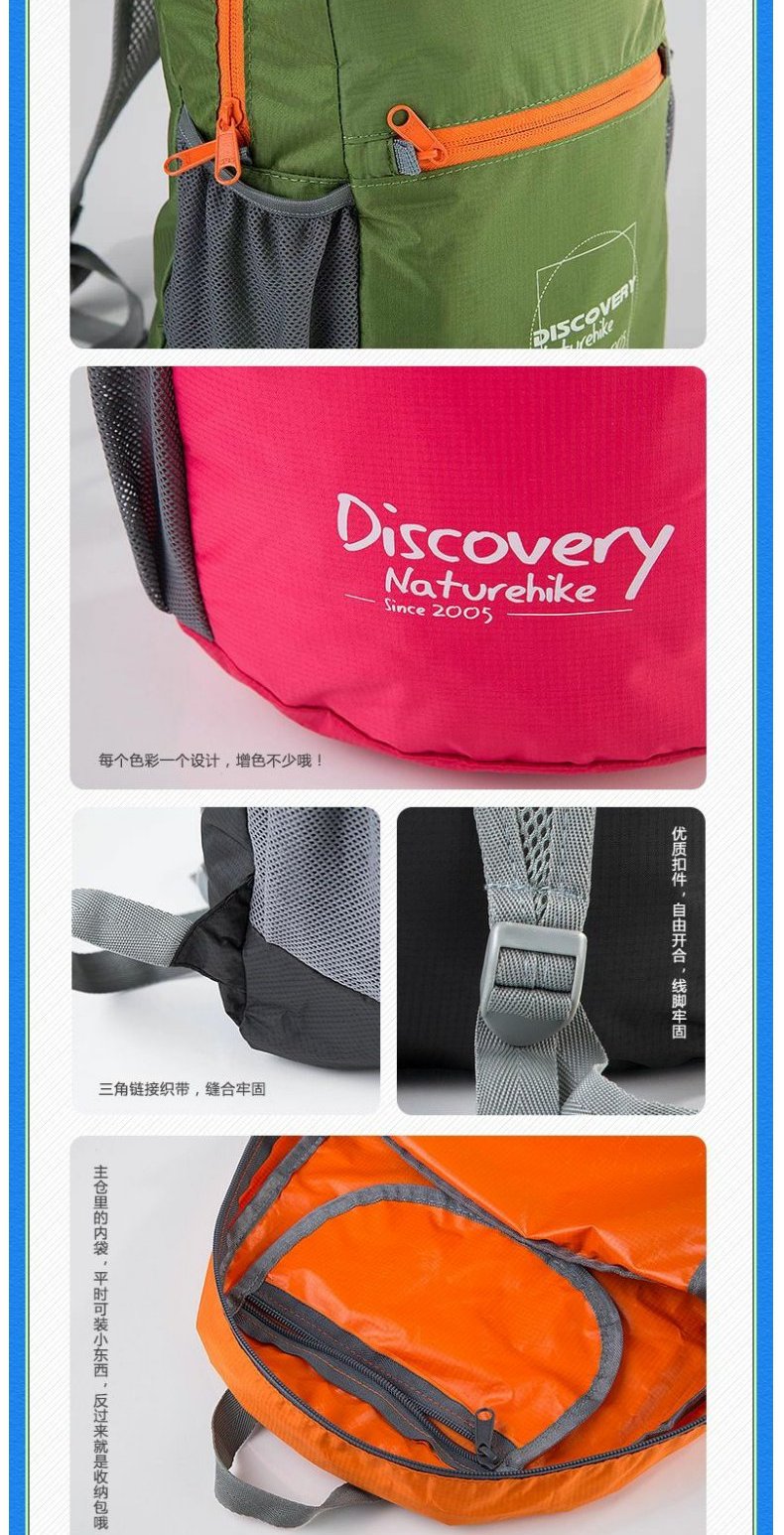 Thiết bị ngoài trời NatureHike cắm trại đi bộ đường dài ba lô gấp ba lô nam và nữ mô hình túi leo núi balo hàng hiệu