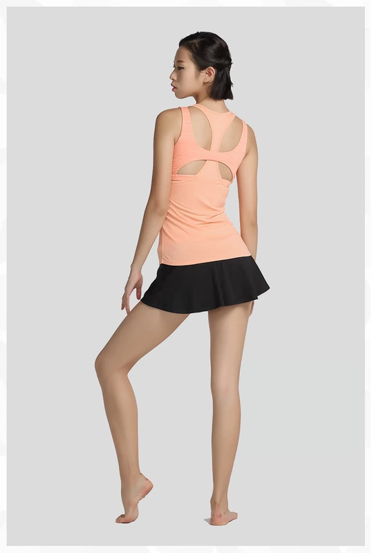 YY Zona thể thao váy suông nữ cao co giãn mỏng quần short chống ánh sáng bộ quần short nữ mùa hè - Trang phục thể thao
