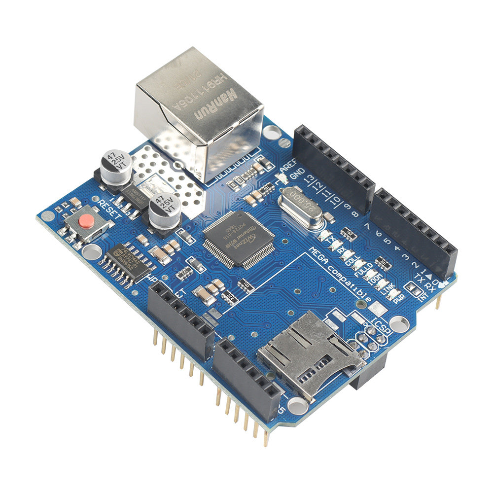 Arduino玩家狂喜！新版W5100网络扩展板+SD卡模块，物联网开发神器来了🔥_开发板_淘宝数码网