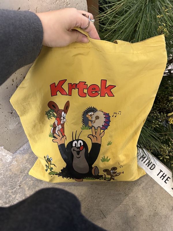 Kedo the Tale of the Mole Canvas Bag Versatile Cute Personal Collection Lightweight Nylon Czech Animation Kedo the Tale of the Mole Canvas Bag Versatile Cute Personal Collection Lightweight Nylon Czech Animation