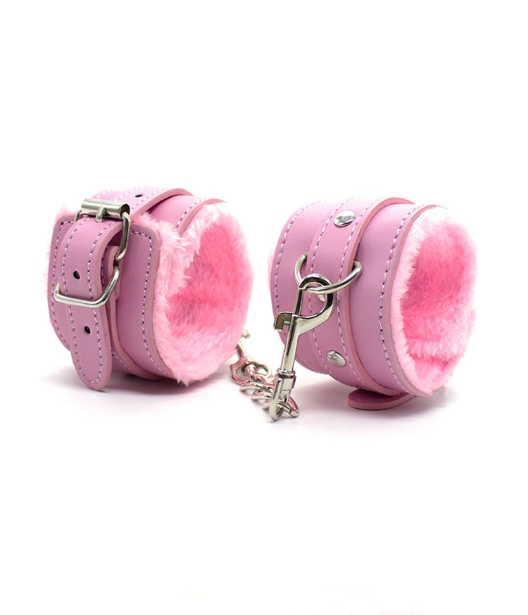 Smash sex items plush handcuffs adult toys couple flirting dog slaves alternative bundled female torture tools