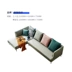 Sofa vải tối giản kiểu Ý kết hợp phòng khách tối giản hiện đại bố trí căn hộ nhỏ Sofa vải dùng một lần công nghệ Bắc Âu - Ghế sô pha Ghế sô pha