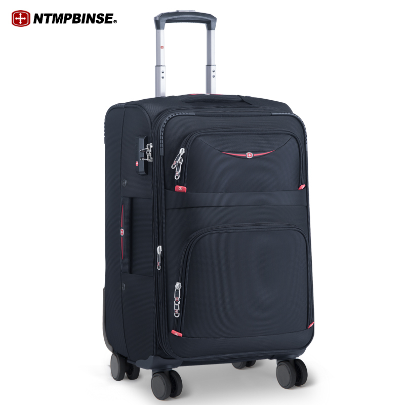 Guangzhou Sword Oxford Trolley Suitcase Women's Canvas Luggage Men's Universal Wheel Travel Suitcase 20inch Carry-On Suitcase Leather Suitcase