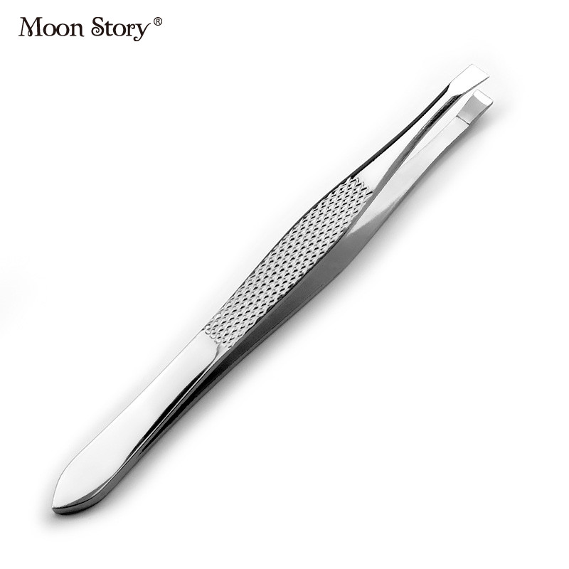 Moonstory/萌黛儿化妆镊子 小号不锈钢眉夹眉拔 美妆工具