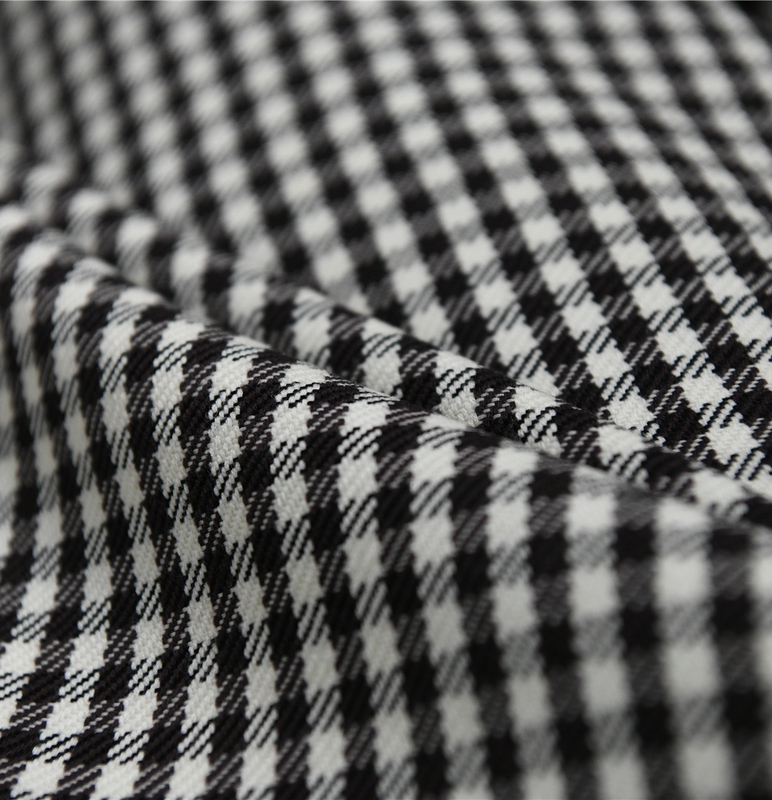 One Piece Outwear Big Brand High-Definition Silk Wool Houndstooth 74mm 50 Silk 50 Wool 130 Wide Small Fragrance