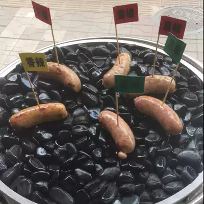 Taiwanese authentic meat sausage 50 handmade volcanic stone roasted sausage desktop meat roasted sausage hot dog sausage 60g