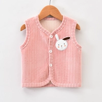 Детский утепленный жилет, весенний удерживающий тепло бюстгальтер-топ для новорожденных подходит для мужчин и женщин для девочек