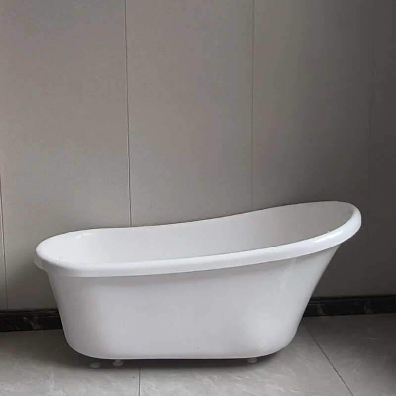 Factory Direct Sales Thickened Acrylic Bathtub for Home, Hotel, and Guesthouse Use, Freestanding Bathtub, Adult Bathtub
