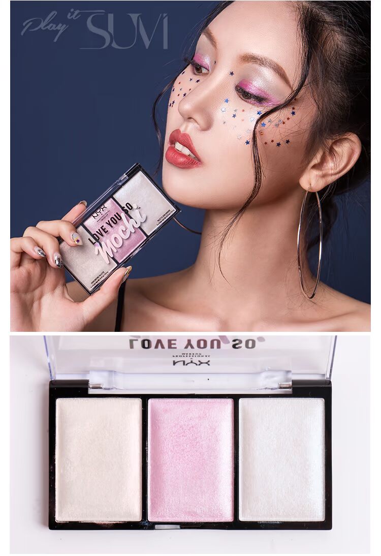 Chơi với khoai tây nghiền! NYX mười màu bóng mắt mềm / khả năng sửa chữa ánh sáng cao đĩa ngọc trai mờ màu đất kim loại 94.044 ₫