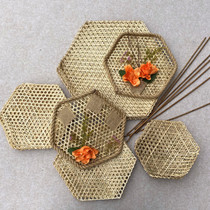 Kindergarten classroom corridor decoration DIY handmade creative art painting photo wall hanging ornaments mm bamboo slices