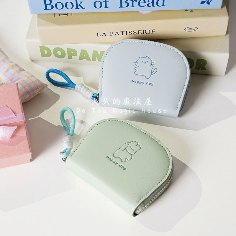 Cat and Rabbit Organ Card Holder Lanyard Dopamine Color Large Capacity Korean Cute Multi-Card Slot Women's Wallet Cat and Rabbit Organ Card Holder Lanyard Dopamine Color Large Capacity Korean Cute Multi-Card Slot Women's Wallet