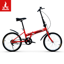 Phoenix Folding Bike Single Speed Car Ultralight Portable Mini Mini Grown-up 20-inch adult student male and female adult