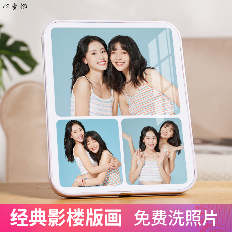 Photo photo frame Swaying Desk Custom Photo Gallery Laffi Prints Photo Combo picture Composition Box 9 Miyako Geobao Baby Photographic wedding photo hanging wall