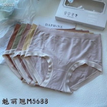 The Phantom boutique 5 boxed M5688 mid waist Modale cotton crotch bag hip large size Xiaoping Corner Briefs Lady