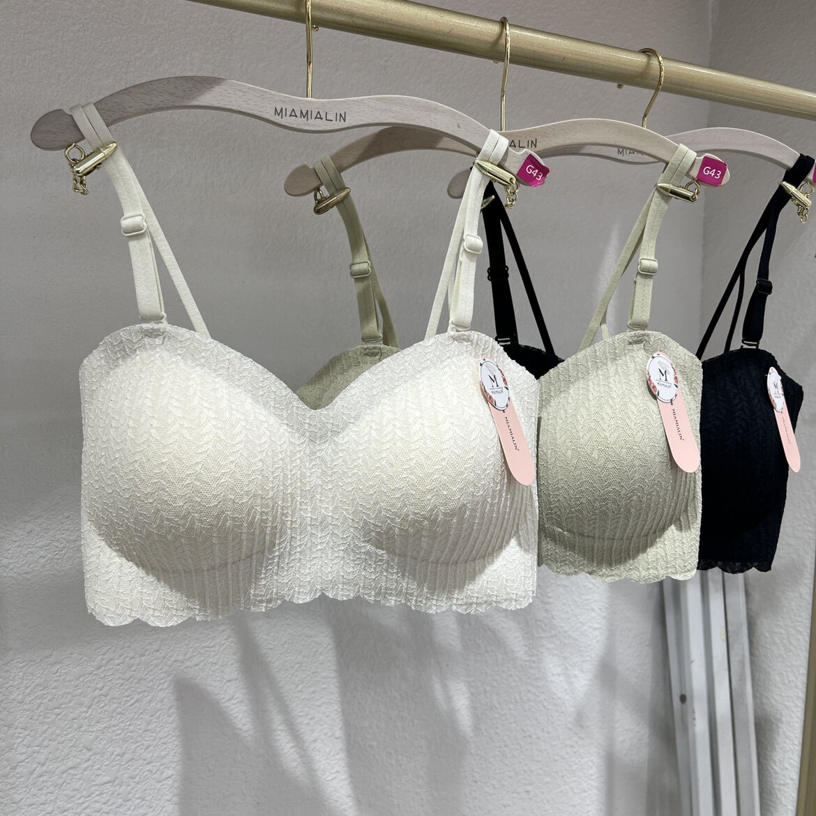 Maisui seamless tube top no straps non-slip pure desire underwear women's small breasts gathered to receive secondary breasts girls no steel ring bra