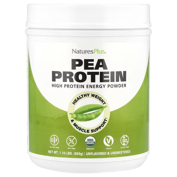 American Naturesplus Natural Pea High Protein Energy Powder Amino Acid Low Glycemic Diet 500g