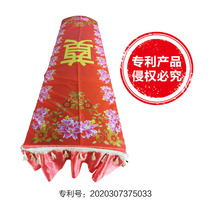 Coffin cover for cremation 12345 generations of red yellow Hong Kong Macao and Taiwan memorial service ceremony White matter Funeral special supplies