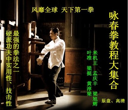 Authentic Wing Chun Actual Combat Fighting Video Classic Tutorial Ip Man Ip Zhun Meng Qing Feng Liang Xu Hui Liang Ting Huang Chun Liang