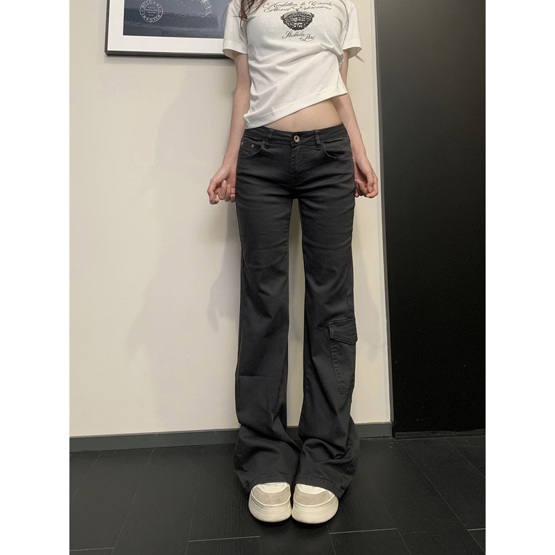 Pd's Greatest Work: Straight-Leg Versatile Magic Pants, American Low-Waist Butt-Lifting Hot Girl Narrow-Fit Workwear Flared Pants 0065 Pd's Greatest Work: Straight-Leg Versatile Magic Pants, American Low-Waist Butt-Lifting Hot Girl Narrow-Fit Workwear Flared Pants 0065