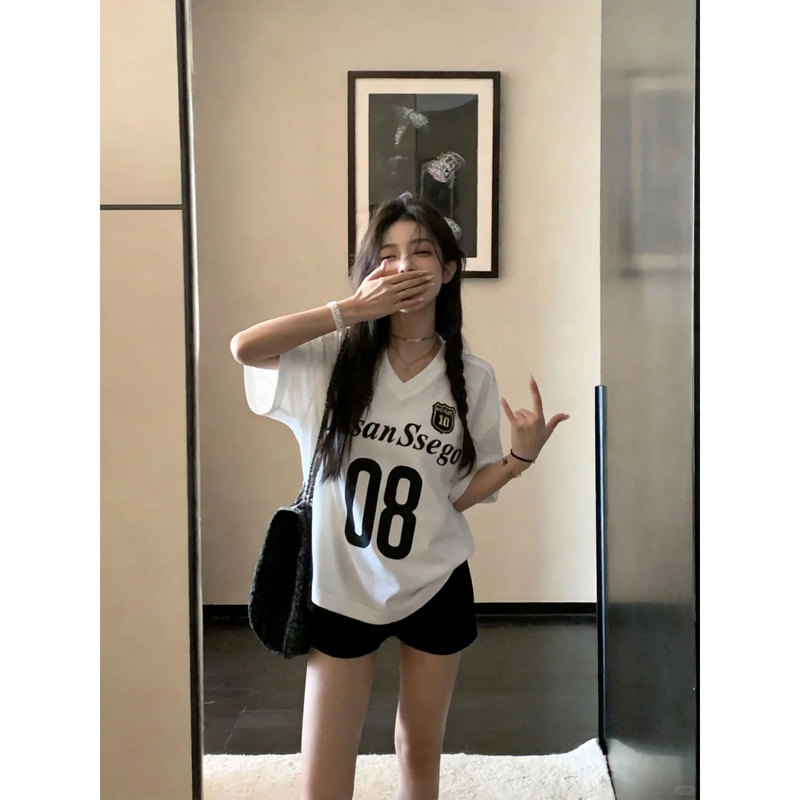 Pd's Greatest Work, the Same Style as the Stars, Korean Hot-Selling Limited Edition Jersey, Tennis Casual Sports Top 0296