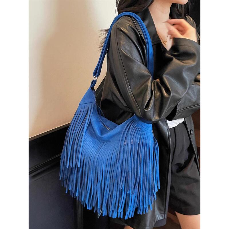 Niche Retro Bohemian Style Large-Capacity Bag for Women 2026 New Fashion Versatile Work Clothing Shoulder Crossbody Bag