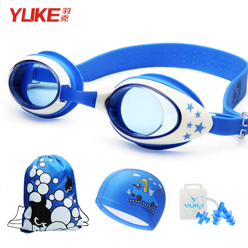 Kính bơi cho trẻ em gái Cô gái và trẻ sơ sinh không thấm nước chống sương mù bơi phù hợp với mũ bơi kính lặn - Goggles