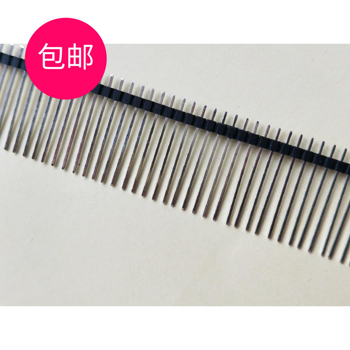 2 54MM spacing 1*40P single-row straight pin pin environmental protection nickel-plated 14172123 100PCS per pack