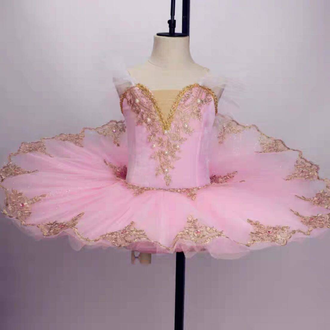 Children's Little Swan Ballet Dance Performance Costume Professional Swan Lake Ballet TUTU Yarn Skirt Blue Bird Tutu Skirt