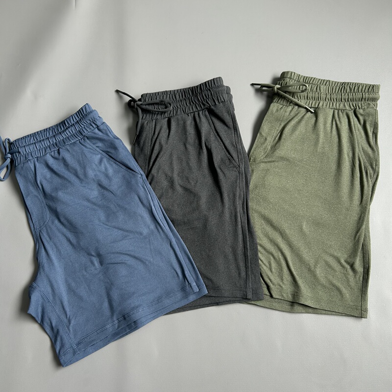 Men's Outdoor Quick-Drying Shorts, Summer Lightweight Breathable Drawstring Brushed Antibacterial Deodorant Loose Single-Layer Running Casual Pants