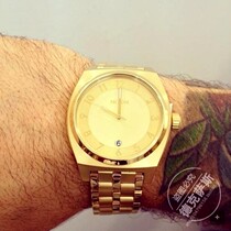 USA Nixon Monopoly Nixon Gold Steel Band A325502 Waterproof Unisex Watch