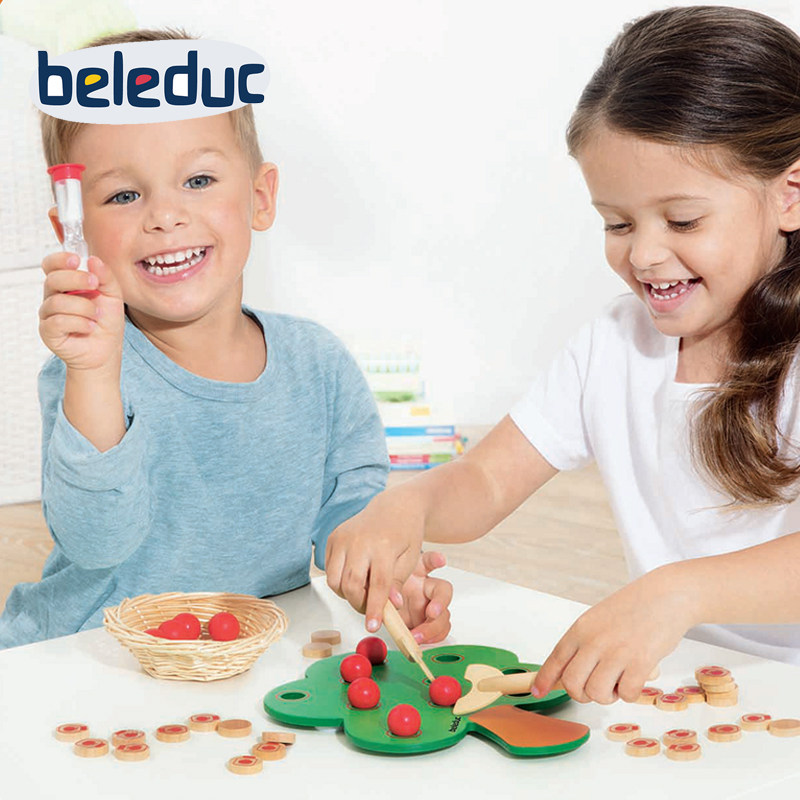 German Belledo extra large picking apple toy children's table game toy interactive exercise hand-eye coordination