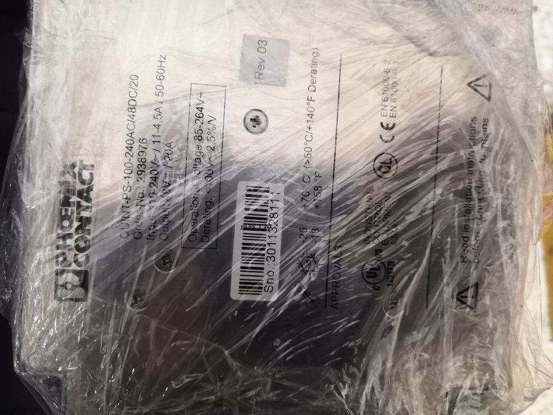 2938976 originally installed in Germany Phoenix Power Supply QUINT-PS 100-240AC 48DC 20