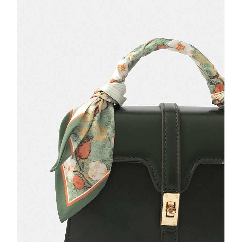 Miss Kelyn (retro floret) silk scarf high-quality small long hair band tied bag ribbon belt scarf