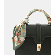 Miss Kelyns silk scarf is a long - strip with a belt tie - belt tie