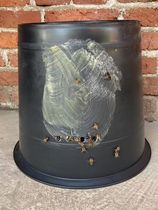 (Bee Lure Bucket) 5 Black Plastic Buckets for Collecting Bees in the Wild