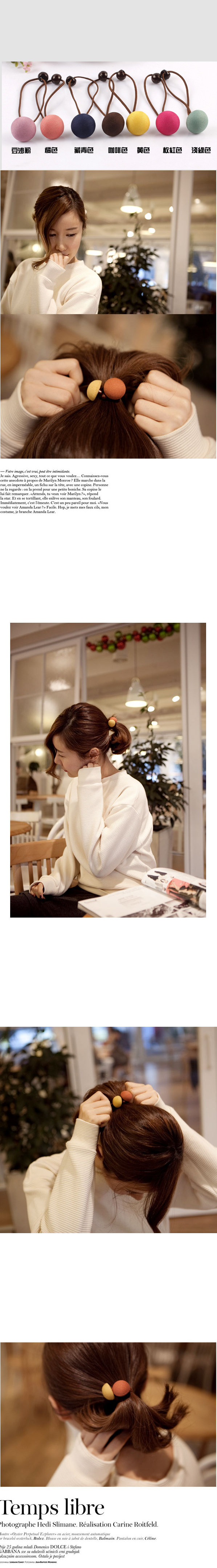 Accessoire cheveux en tissu - Ref 1202206 Image 13